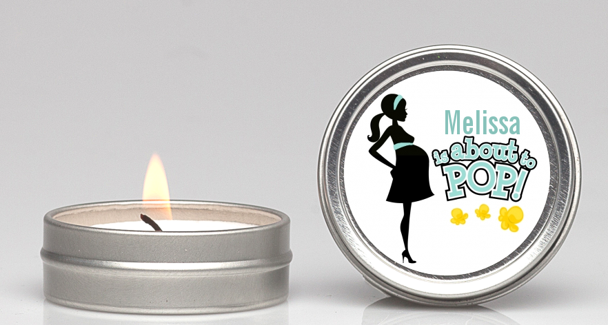About To Pop Mommy - Baby Shower Candle Favors