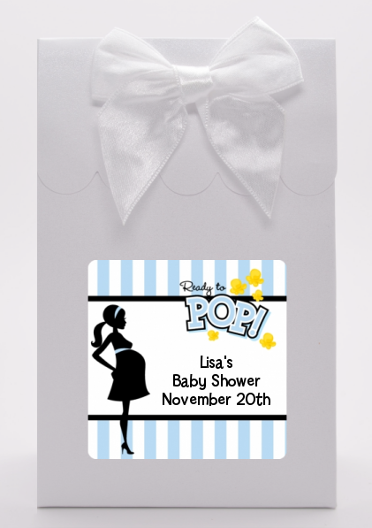 Ready To Pop Blue - Baby Shower Goodie Bags